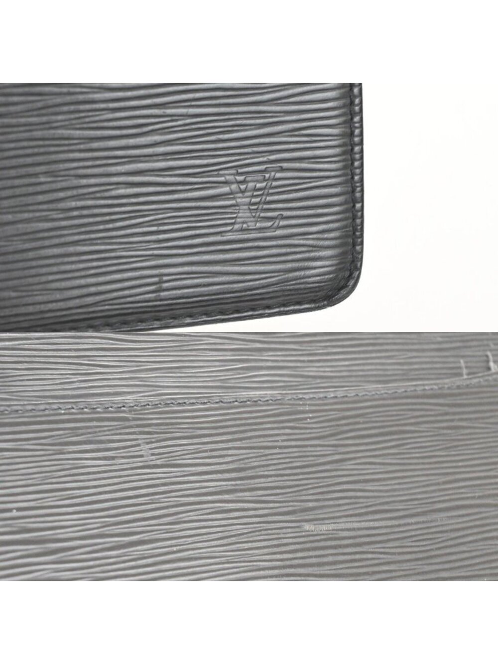 Louis Vuitton Pochette Homme Clutch Handbag Epi Black - Picture 10 of 15